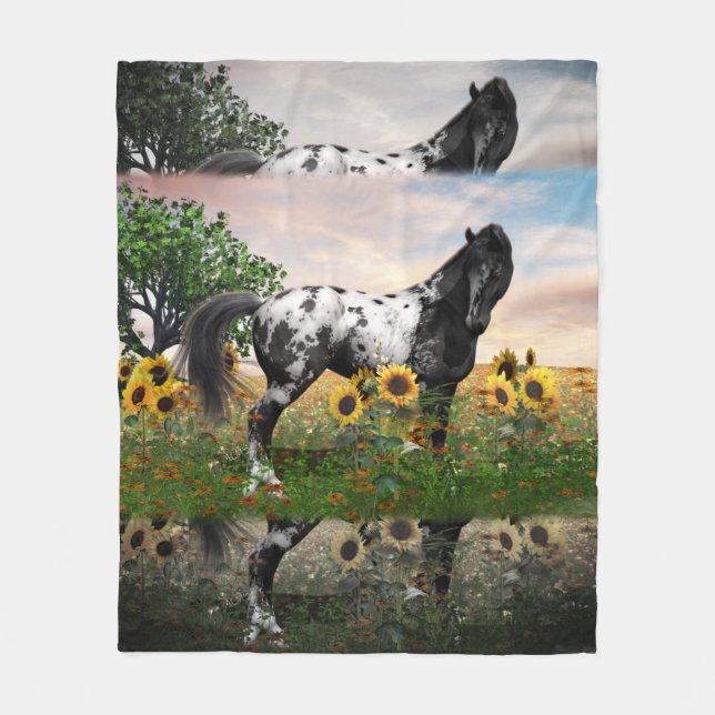 Couverture Polaire Appaloosa Horse Fleece Blanket (Devant)