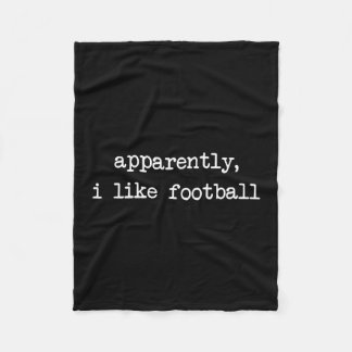 Couverture Polaire Apparently I Like Footll Touchdown Game Day Thanks