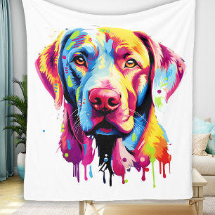 Couverture Polaire Appréciez les petites choses - Black Labrador