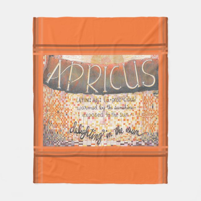 Couverture Polaire Apricus (Devant)