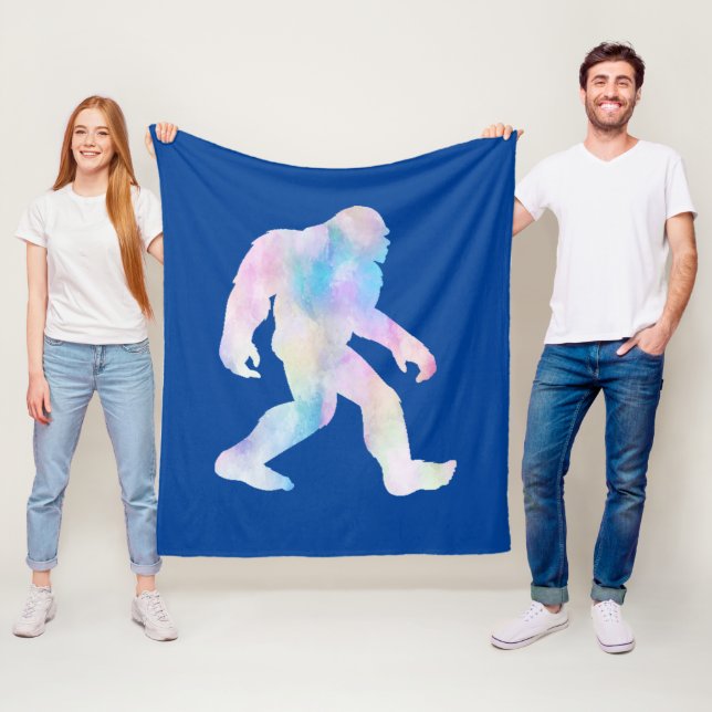 Couverture Polaire Aquarelle Bigfoot (En situation)