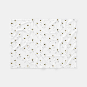 Couverture Polaire Aquarelle Bumblebee Baby