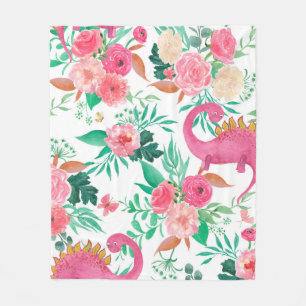 Couverture Polaire Aquarelle peinture sans couture motif avec din mig