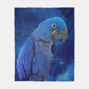 Couverture Polaire Ara de jacinthe