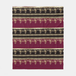 Couverture Polaire Arabic antique decorative east ornamental baroque