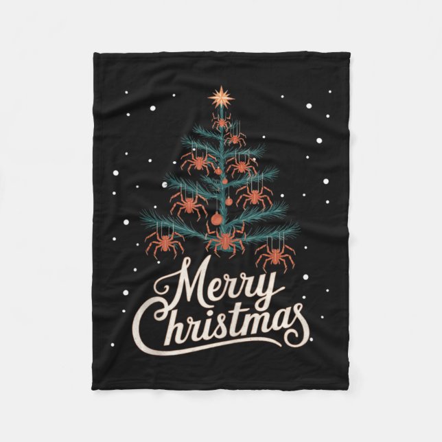 Couverture Polaire Araignées Araignées Araignées Arbre de Noël Débard (Devant)