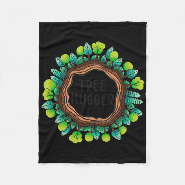 Couverture Polaire Arbre Hugger Nature Protection De l'environnement  (Devant)