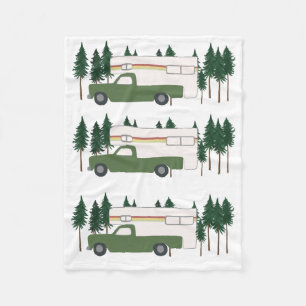 Couverture Polaire Arbres campants de RVing Motorhome de camion