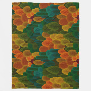 Couverture Polaire Arbres d'automne colorés modernes