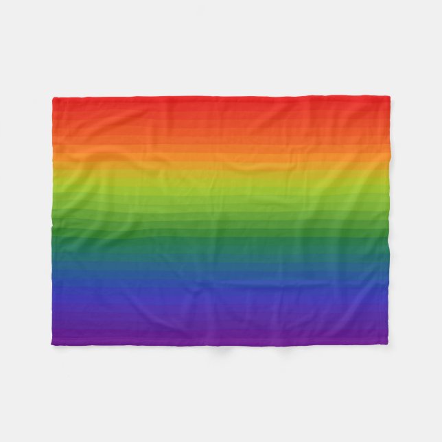 Couverture Polaire Arc-en-ciel (Devant (Horizontal))