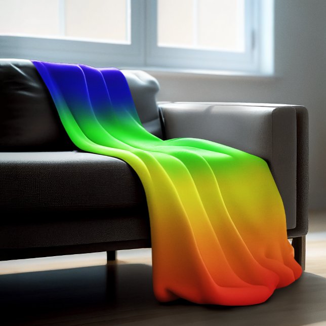Couverture Polaire Arc-en-ciel (Créateur téléchargé)