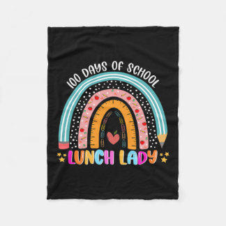 Couverture Polaire Arc-En-Ciel 100 Jours De Déjeuner D'École Lady Lov