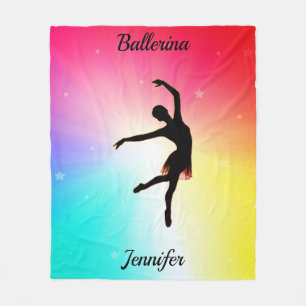 Couverture polaire arc-en-ciel Ballerina