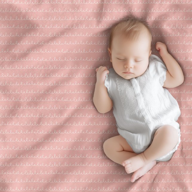 Couverture Polaire Arc-en-ciel Blanche bébé Marine Boho Rose Charme (Rainbow Baby Blanket Navy Pink Boho Charm)