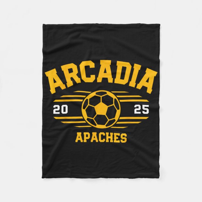Couverture Polaire Arcadia Apaches Soccer Byll 2025  (Devant)