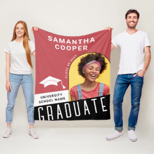 Couverture Polaire Arch Photo Graduation Fleece Blanket