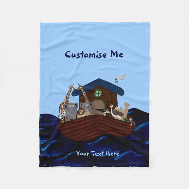 Couverture Polaire Arche de Noé (Devant)