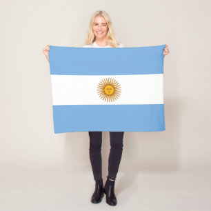 Couverture Polaire Argentine Drapeau Football Argentine Floece