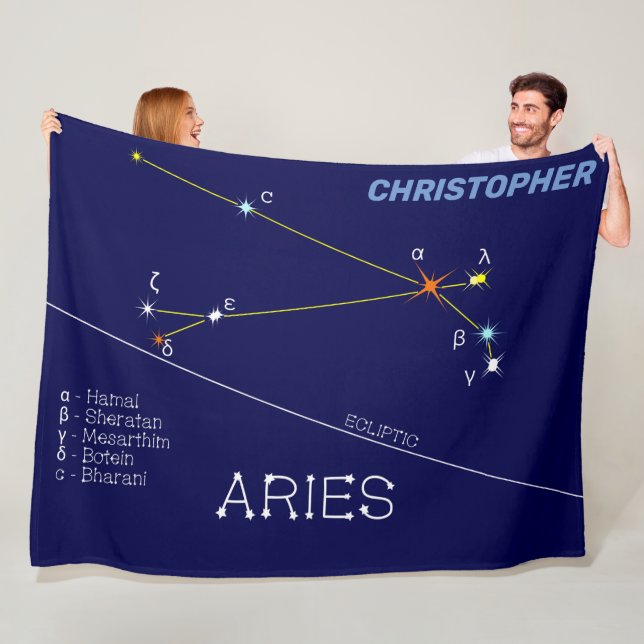Couverture Polaire Aries de Zodiac Constellation (En situation)