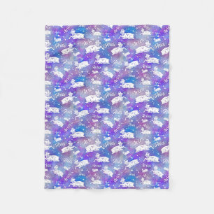 Couverture Polaire Aries Ram Constellation Étoiles Anniversaire Motif