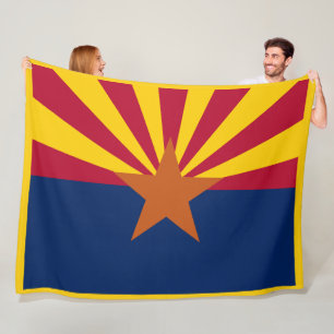 Couverture Polaire Arizona State Flag Imprimer Patriotc