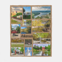 Arkansas Fleece Blanket