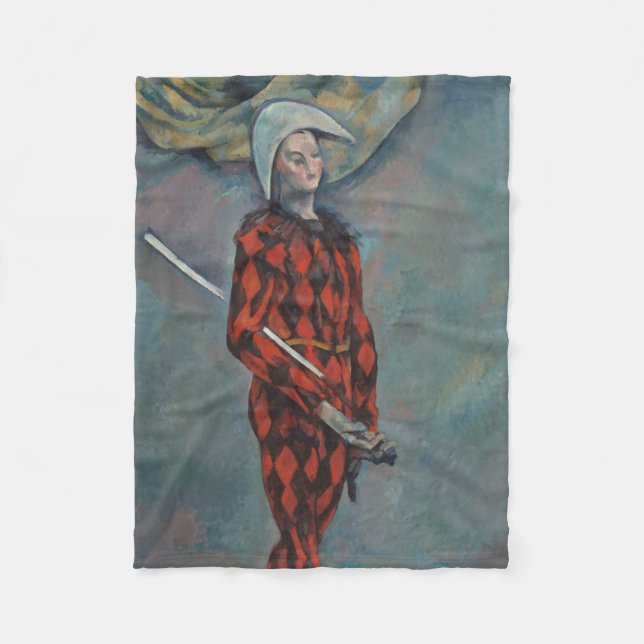Couverture Polaire Arlequin (Joker) (par Paul Cézanne) (Devant)