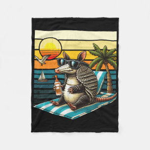 Couverture Polaire Armadillo Et Soleil Vintage 80s Retro Vacatio Été