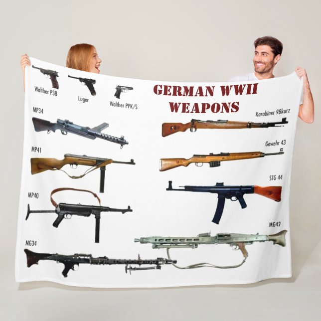 COUVERTURE POLAIRE ARMES 2ÈME GUERRE MONDIALE ALLEMANDES (En situation)