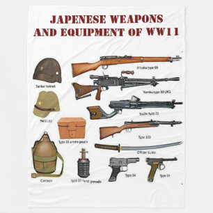 COUVERTURE POLAIRE ARMES JAPONAISES ET ÉQUIPEMENT DES 2ÈME GUERRE MON