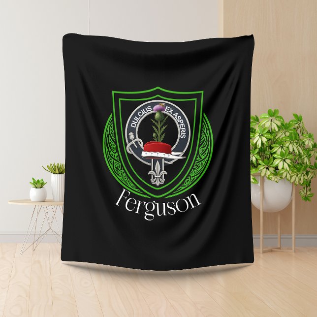 Couverture Polaire Armoirie du clan écossais Ferguson (Créateur téléchargé)