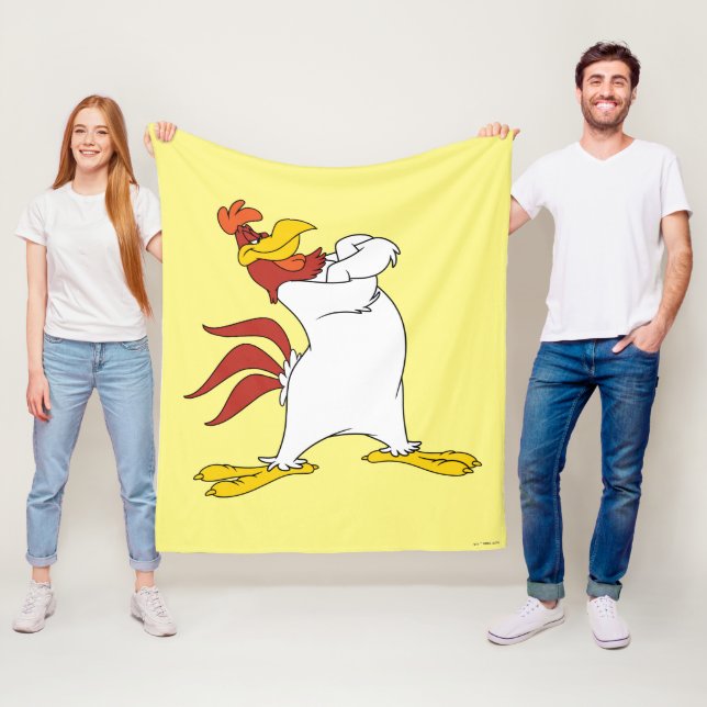 Couverture Polaire Armoiries de Foghorn Leghorn franchies (En situation)