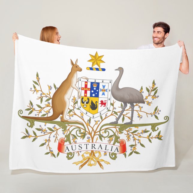 Couverture Polaire Armoiries de l'Australie (En situation)