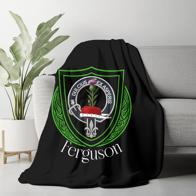 Couverture Polaire Armoiries du clan écossais Ferguson (Créateur téléchargé)