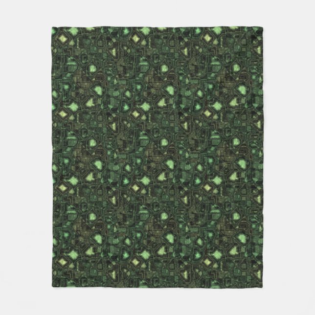 Couverture Polaire Arrière - plan de circuit d'ordinateur (Devant)