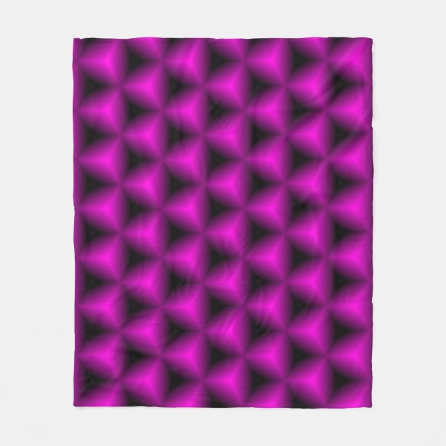 Couverture Polaire arrière - plan géométrique violet Abstrait.abstrai (Devant)