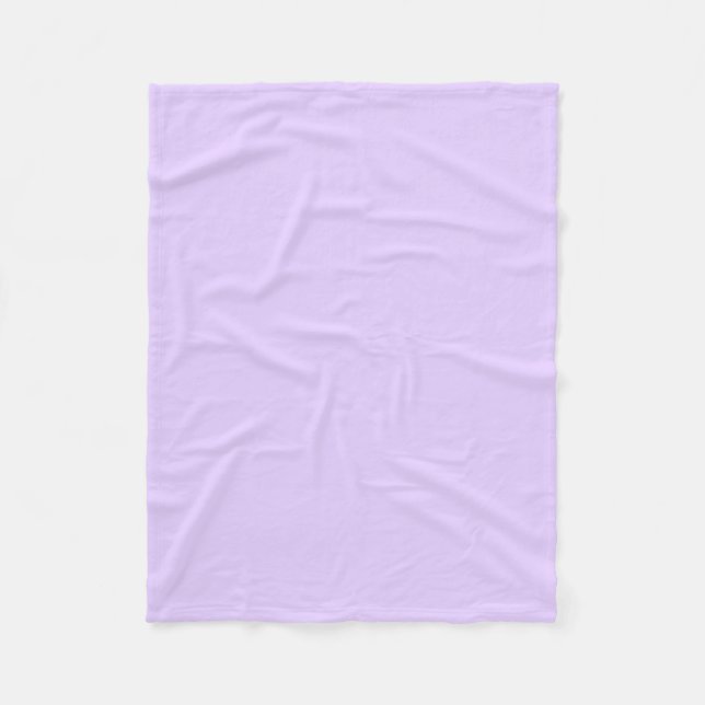 Couverture Polaire Arrière - plan Plain Lilac (Devant)