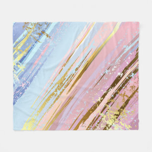 Couverture Polaire Arrière - plan rose texturé