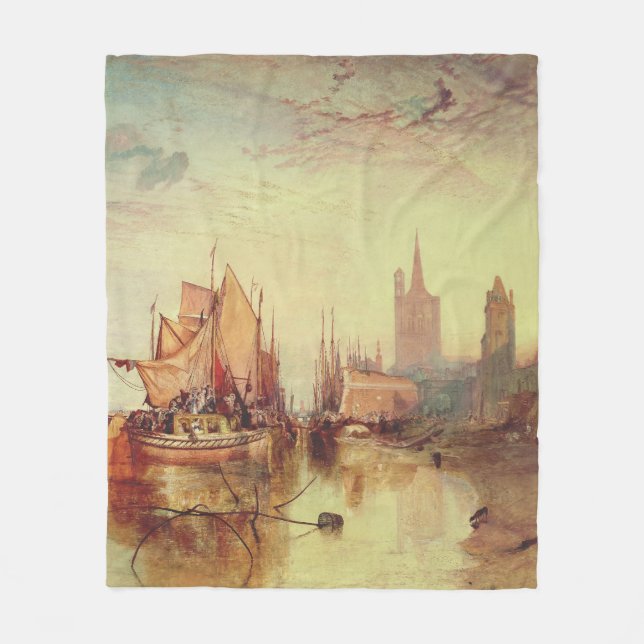 Couverture Polaire Arrivée d'un paquebot par Joseph Turner (Devant)
