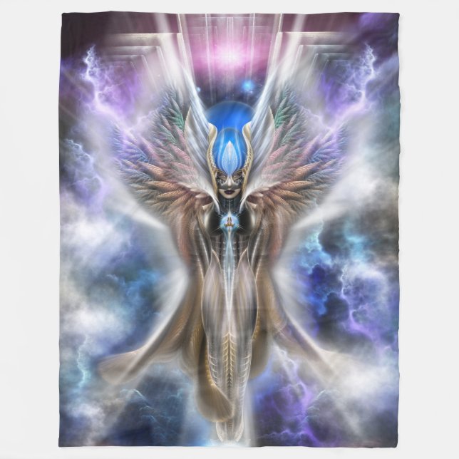 Couverture Polaire Arsencia Le Regal Setren Fleece Blanche (Devant)