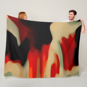 Couverture Polaire Art Abstrait