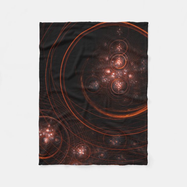 Couverture Polaire Art Abstrait Starlight (Devant)