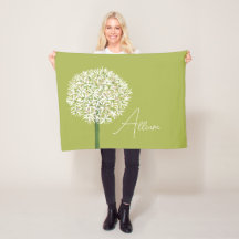 Art botanique de la fleur d'Allium | Flore élégant