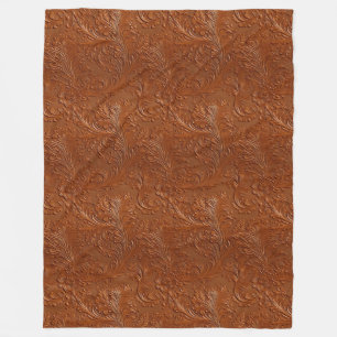 Couverture Polaire Art Brown occidental