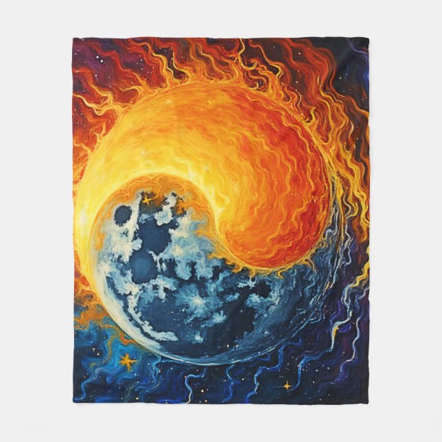 Couverture Polaire Art Celestial Yin Yang (Devant)