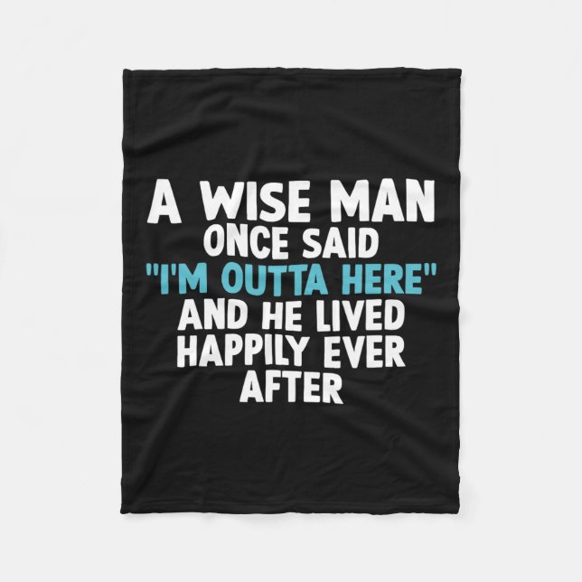 Couverture Polaire Art De Retraite cool Pour Hommes Père Grand-Père R (Devant)