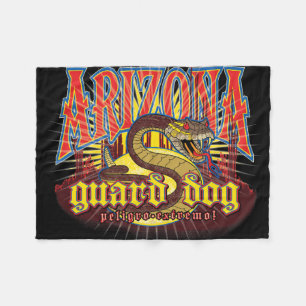 Couverture Polaire Art de serpent d'Arizona
