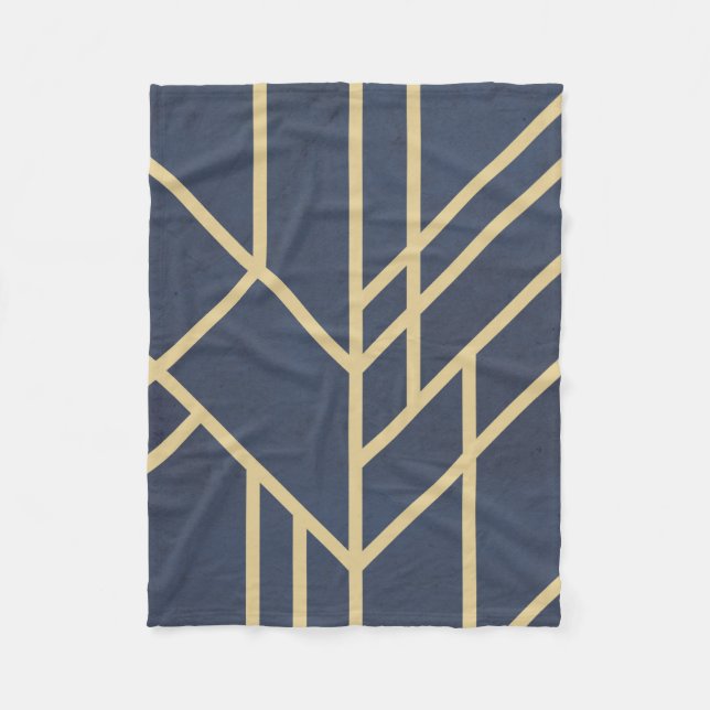 Couverture Polaire Art deco design (Devant)