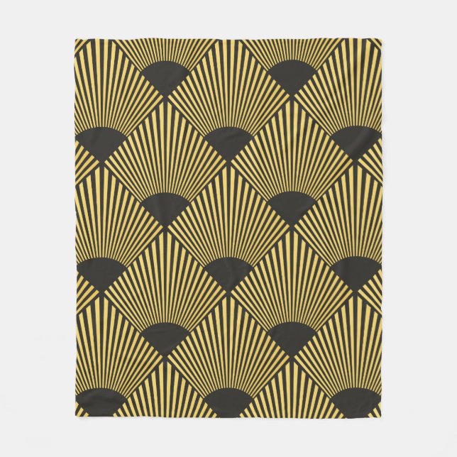 Couverture Polaire Art Deco seamless pattern (Devant)