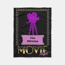 Art Déco Soirée Film Nom de famille personnalisé